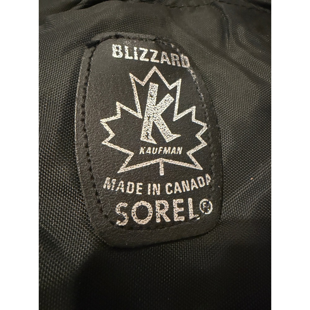 Sorel Blizzard Kaufman Mens 12 Black Winter Snow Boots Made in Canada Vintage - Picture 2 of 9